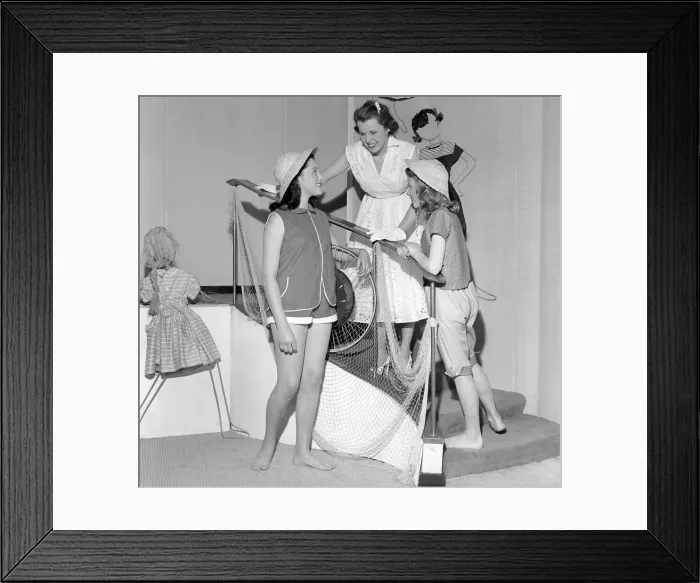Framed Print : Messrs Horroskees held a teenage and fashion show at their establishment in Hanover Framed Print : Messrs Horroskees held a teenage and fashion show at their establishment in Hanover