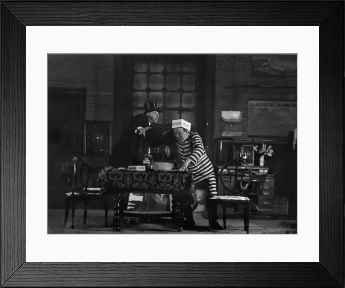 Framed Print : Actor Stanley Cooke on stage in a scene from The Man From Mexico Framed Print : Actor Stanley Cooke on stage in a scene from The Man From Mexico