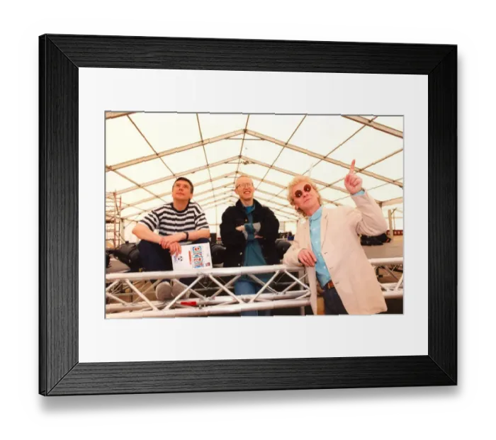 Framed Print : Marty Craggs, Ray Laidlaw and Billy Mitchell of Lindisfarne prepare for welcome concert Framed Print : Marty Craggs, Ray Laidlaw and Billy Mitchell of Lindisfarne prepare for welcome concert