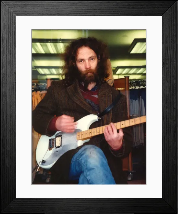Framed Print : Philip Smith busking in Newcastle Framed Print : Philip Smith busking in Newcastle