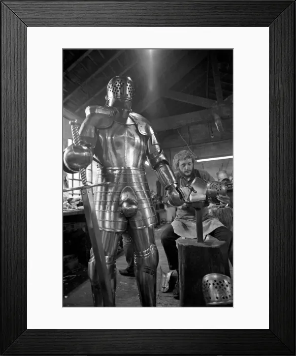 Framed Print : A Birmingham firm, a few months ago, started production on a new line which is now Framed Print : A Birmingham firm, a few months ago, started production on a new line which is now