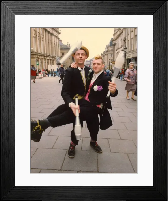 Framed Print : The Ugly Jugglers showing their skills Framed Print : The Ugly Jugglers showing their skills