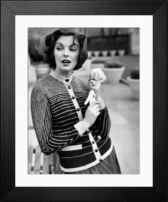 Framed Print : Spring Winner. Heres an eye-catching jacket with the popular loose, long line Framed Print : Spring Winner. Heres an eye-catching jacket with the popular loose, long line