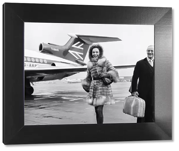 Film Actor David Niven, and his wife Hjordis arrived in London from Geneva today