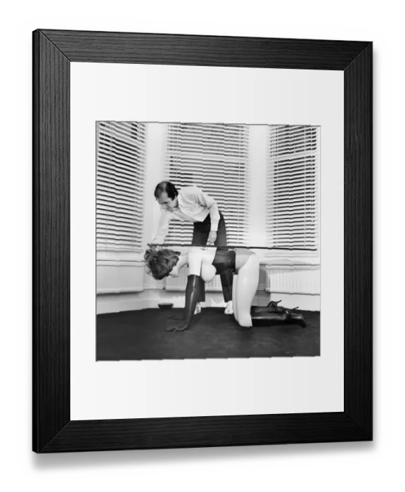 Framed Print : Humour: Pictures of set of Nude'furniture designed Framed Print : Humour: Pictures of set of Nude'furniture designed