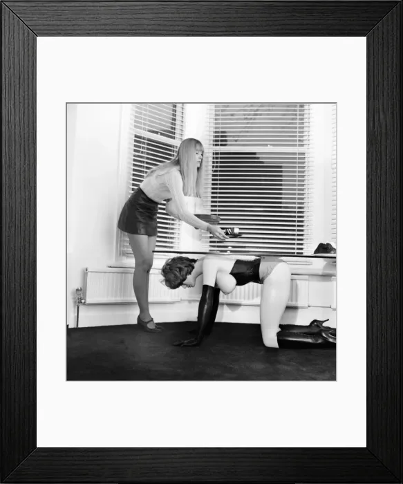 Framed Print : Humour: Pictures of set of Nude'furniture designed Framed Print : Humour: Pictures of set of Nude'furniture designed