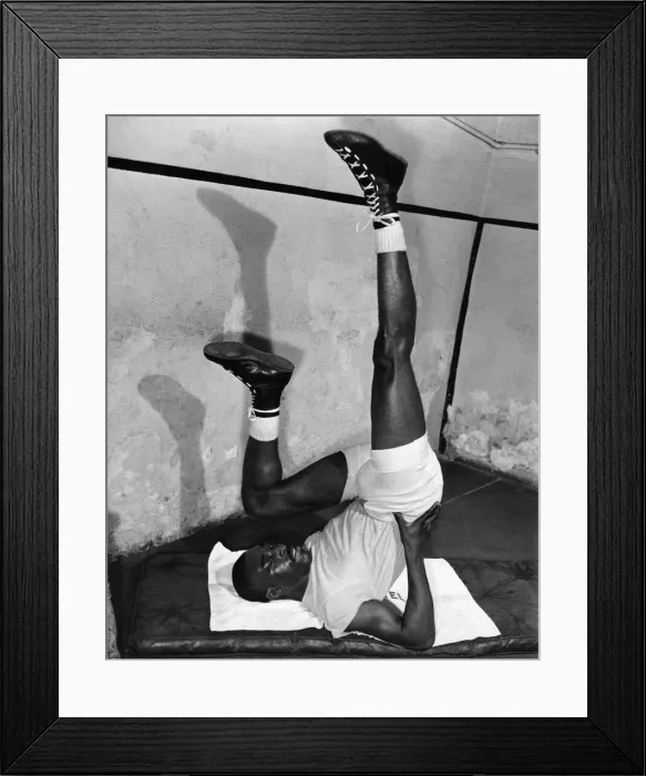 Framed Print : Randy Sandy. March 1959 P011480 Randy Sandy. Boxer
