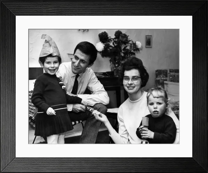 Framed Print : Tommy Simpson sportsman of the year, Tommy Simpson spending his christmas away from his Framed Print : Tommy Simpson sportsman of the year, Tommy Simpson spending his christmas away from his