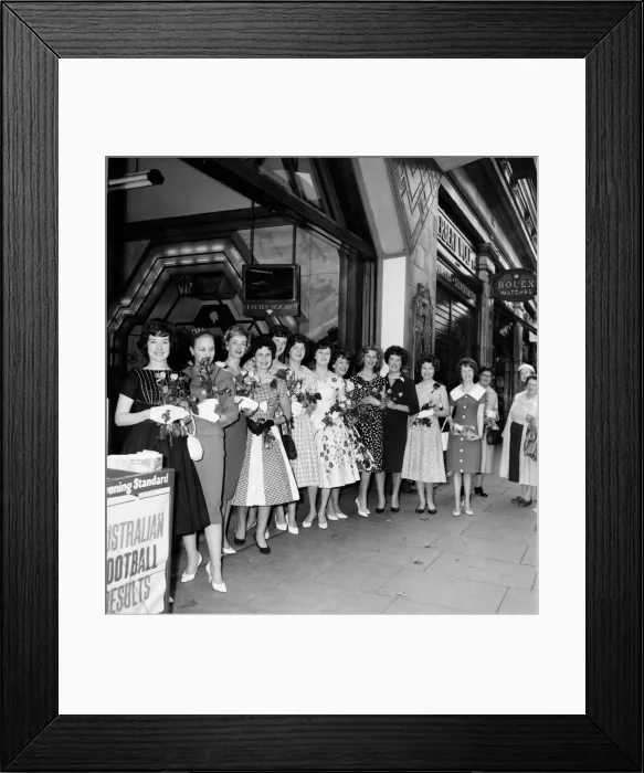 Framed Print : Women at the Strand Palace Hotel. June 1960 M4491 Framed Print : Women at the Strand Palace Hotel. June 1960 M4491