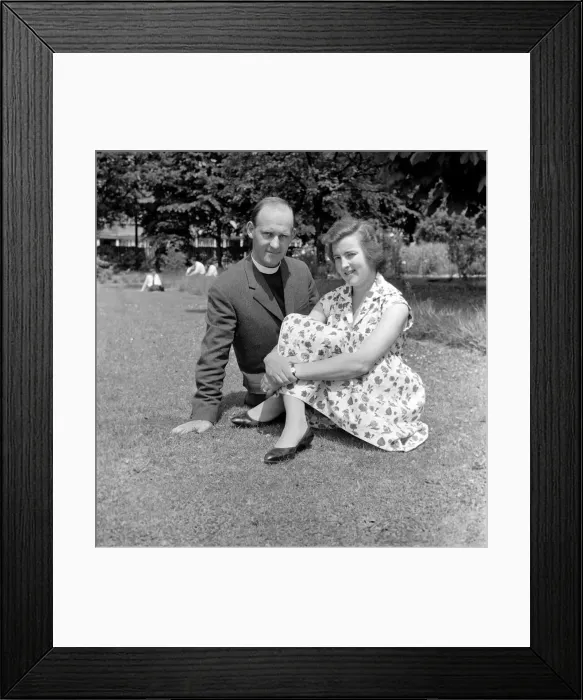 Framed Print : Princess Elizabeth Donata Reuss of Vienna, and husband Rev Peter Coleman Framed Print : Princess Elizabeth Donata Reuss of Vienna, and husband Rev Peter Coleman