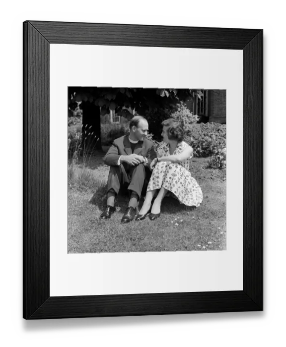 Framed Print : Princess Elizabeth Donata Reuss of Vienna, and husband Rev Peter Coleman Framed Print : Princess Elizabeth Donata Reuss of Vienna, and husband Rev Peter Coleman