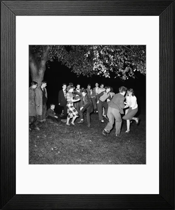 Framed Print : Bop Dancers At Haxham. October 1952 C4902
