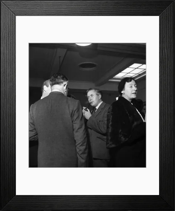 Framed Print : The 51st Labour Party Conference at Morecambe. Harold Wilson smoking his pipe Framed Print : The 51st Labour Party Conference at Morecambe. Harold Wilson smoking his pipe