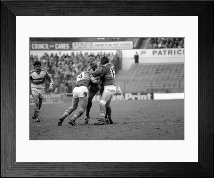 Framed Print : Hull Kingston Rovers v Leeds. March 1986 PR-11-048 Framed Print : Hull Kingston Rovers v Leeds. March 1986 PR-11-048