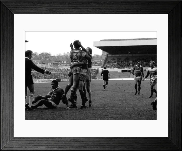 Framed Print : Hull Kingston Rovers v Leeds. March 1986 PR-11-042