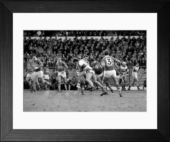 Framed Print : Hull Kingston Rovers v Leeds. March 1986 PR-11-006 Framed Print : Hull Kingston Rovers v Leeds. March 1986 PR-11-006