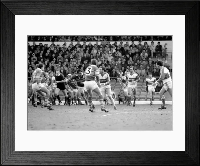 Framed Print : Hull Kingston Rovers v Leeds. March 1986 PR-11-005 Framed Print : Hull Kingston Rovers v Leeds. March 1986 PR-11-005