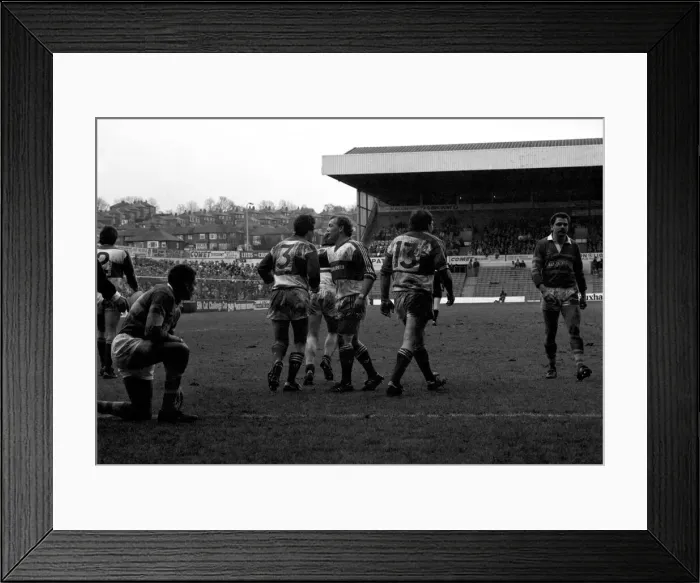 Framed Print : Hull Kingston Rovers v Leeds. March 1986 PR-11-041