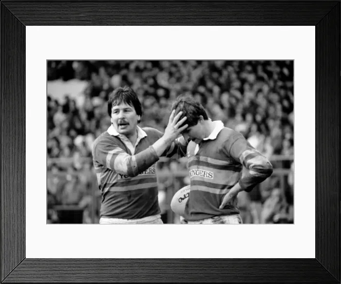 Framed Print : Hull Kingston Rovers v Leeds. March 1986 PR-11-036 Framed Print : Hull Kingston Rovers v Leeds. March 1986 PR-11-036