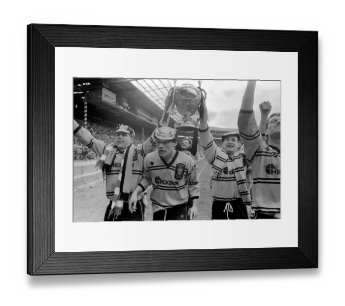 Framed Print : Rugby League Challenge Cup Final at Wembley Stadium. Castleford 15 v Hull Kingston Rovers