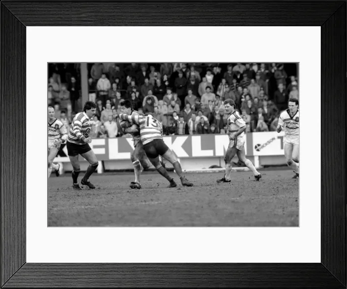 Framed Print : Silk Cut Challenge Cup Semi-final at Wigan. Castleford beat Oldham 18-17