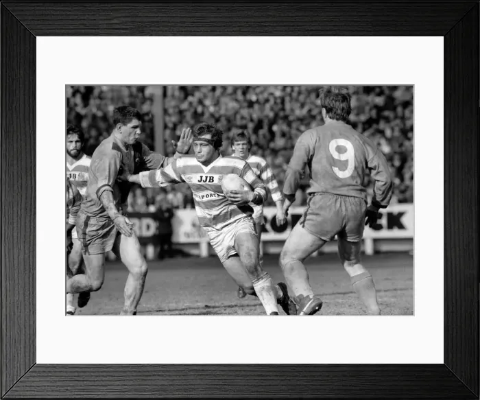 Framed Print : 1986 Rugby League Challenge Cup Second Round match. at Central Park, Manchester Framed Print : 1986 Rugby League Challenge Cup Second Round match. at Central Park, Manchester