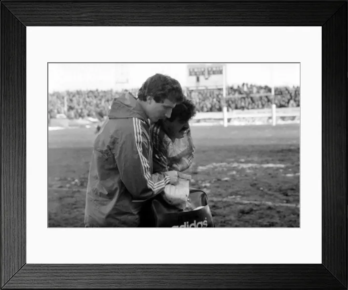 Framed Print : Hull Kingston Rovers v Hull. February 1986. PR-07-026 Framed Print : Hull Kingston Rovers v Hull. February 1986. PR-07-026