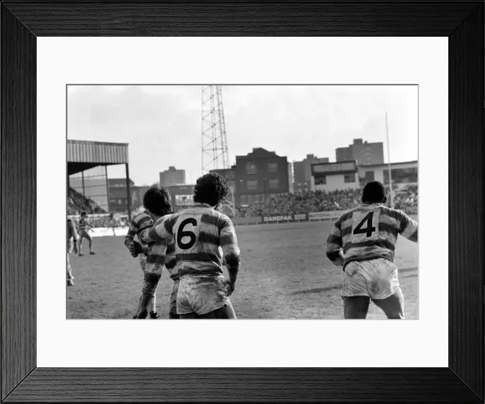 Framed Print : 1986 Rugby League Challenge Cup Second Round match. at Central Park, Manchester Framed Print : 1986 Rugby League Challenge Cup Second Round match. at Central Park, Manchester
