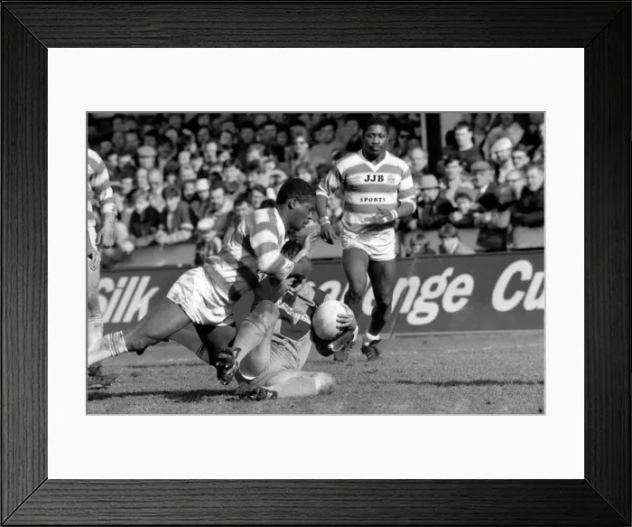 Framed Print : 1986 Rugby League Challenge Cup Second Round match. at Central Park, Manchester Framed Print : 1986 Rugby League Challenge Cup Second Round match. at Central Park, Manchester