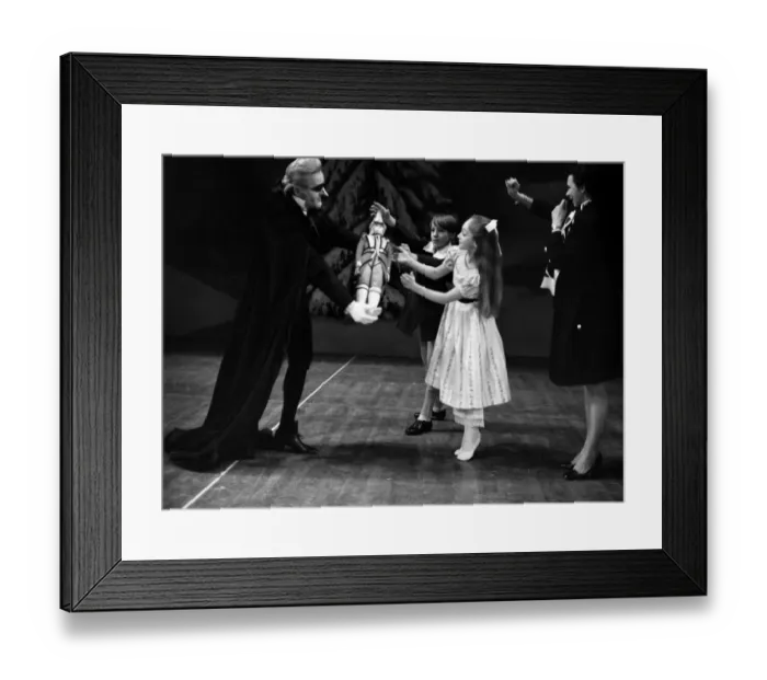 Framed Print : Dress Rehearsal of the London Festival Ballet production of the Nutcracker Ballet by