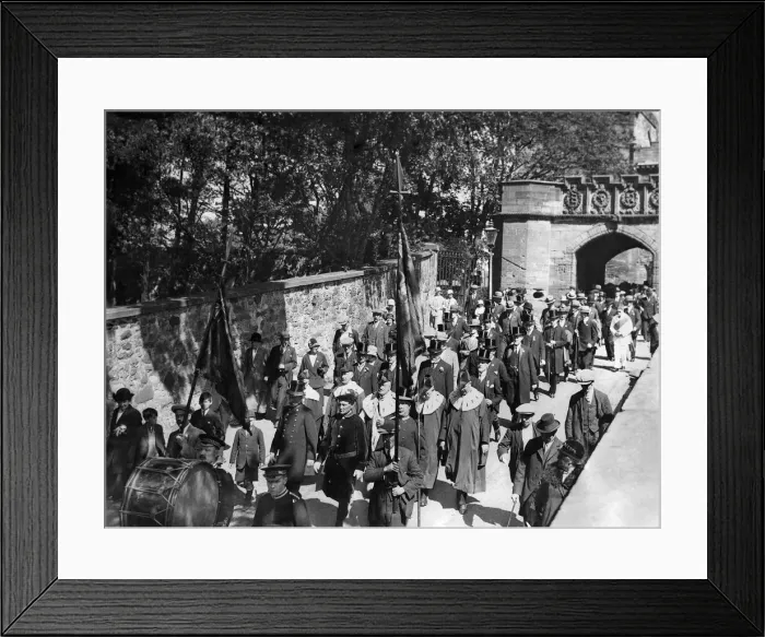 Framed Print : Riding the Marches'ceremony at Linlithgow. The Provost Framed Print : Riding the Marches'ceremony at Linlithgow. The Provost