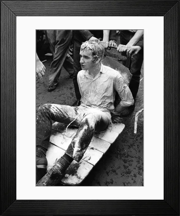 Framed Print : 21 year old Winkle'Colline Pellett of Forest Hill finished his 6 year Framed Print : 21 year old Winkle'Colline Pellett of Forest Hill finished his 6 year