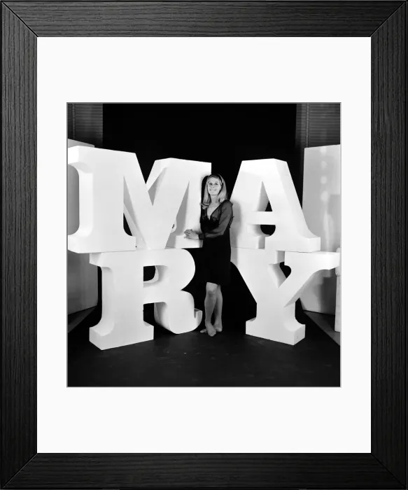 Framed Print : British runner Mary Rand poses during a photoshoot in the studio Framed Print : British runner Mary Rand poses during a photoshoot in the studio