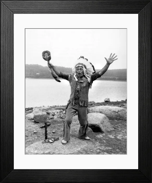 Framed Print : Water. Shower Power... Big chief running water. August 1984 P009161