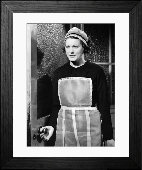 Framed Print : Servants. August 1937 P009171 Framed Print : Servants. August 1937 P009171