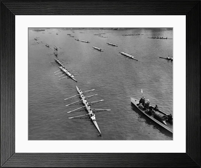 Framed Print : Head of the river race. A unique scene in Rowing History Place today a week before Framed Print : Head of the river race. A unique scene in Rowing History Place today a week before