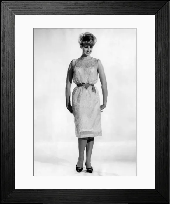 Framed Print : Reveille fashions: Goette Davis. September 1961 P008795 Framed Print : Reveille fashions: Goette Davis. September 1961 P008795