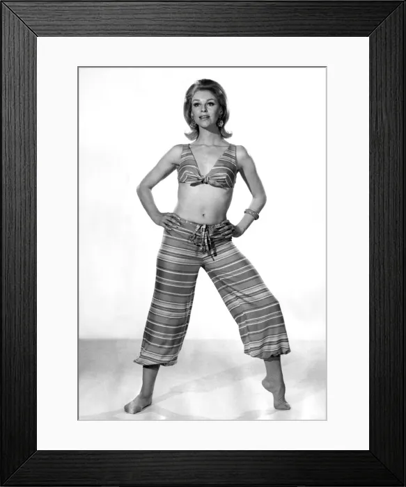 Framed Print : An exotic two-piece straight from the Arabian Nights. The harem pants are gathered Framed Print : An exotic two-piece straight from the Arabian Nights. The harem pants are gathered