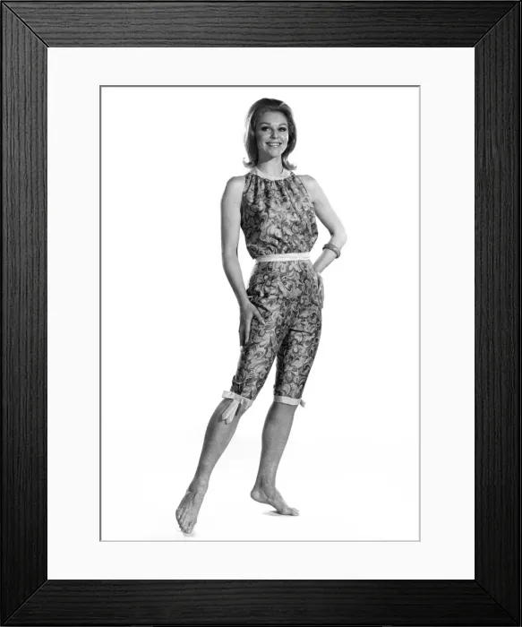 Framed Print : Woman wearing all in one outfit. Reveille Fashions. Luise. June 1968 P008549 Framed Print : Woman wearing all in one outfit. Reveille Fashions. Luise. June 1968 P008549