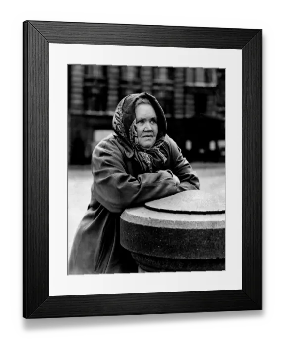 Framed Print : Equal pay for women demonstration. Miss Bridget Maloney a 67 year old nurse who was Framed Print : Equal pay for women demonstration. Miss Bridget Maloney a 67 year old nurse who was