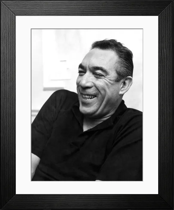 Framed Print : Portrait of American actor Anthony Quinn. July 1964 P009708 Framed Print : Portrait of American actor Anthony Quinn. July 1964 P009708