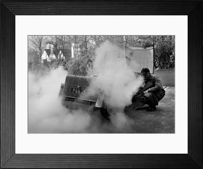 Framed Print : Mr. Edgar Kendrew lets off steam when he arrives home after his visit to town
