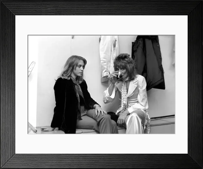 Framed Print : The Faces tour of the USA and Canada, February and March 1975 Framed Print : The Faces tour of the USA and Canada, February and March 1975