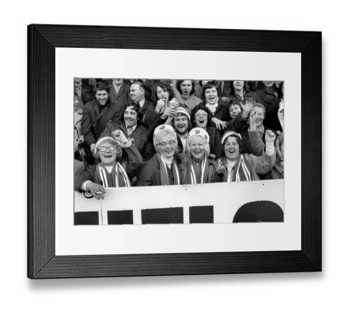 Framed Print : Rugby League International Wales v France Crowds watching the match