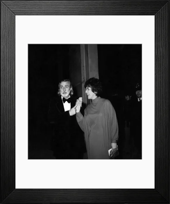 Framed Print : Royal Film Premiere. The Great McGonagall'. Spike Milligan Framed Print : Royal Film Premiere. The Great McGonagall'. Spike Milligan