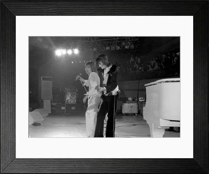 Framed Print : The Faces tour of the USA and Canada, February and March 1975 Framed Print : The Faces tour of the USA and Canada, February and March 1975
