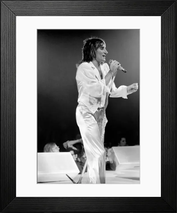 Framed Print : The Faces tour of the USA and Canada, February and March 1975 Framed Print : The Faces tour of the USA and Canada, February and March 1975