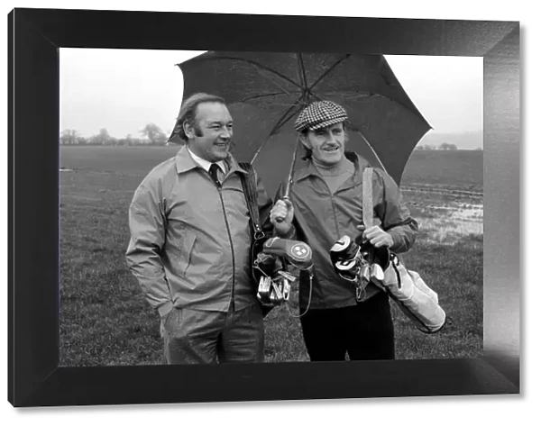 Graham Hill and Larry Webb. January 1975 75-00355-001