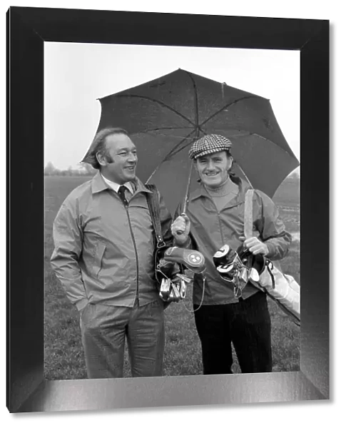 Graham Hill and Larry Webb. January 1975 75-00355-002