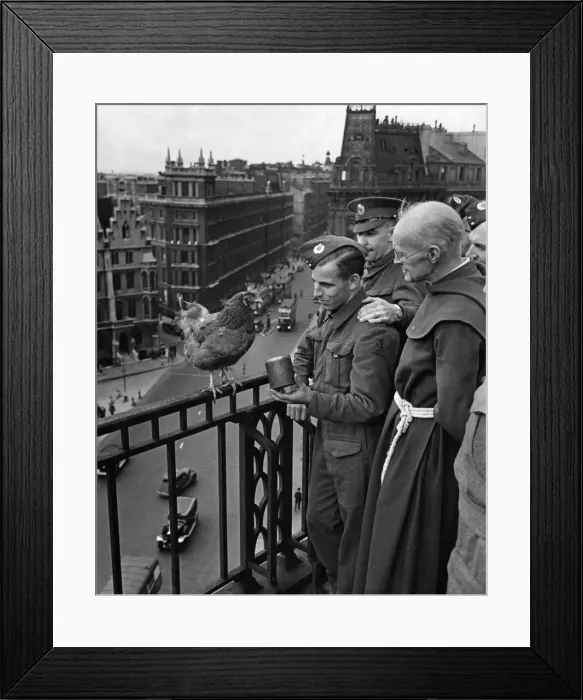 Framed Print : World War II Home Front: Brother Douglas who is chaplain of the Westminster YMCA Hostel Framed Print : World War II Home Front: Brother Douglas who is chaplain of the Westminster YMCA Hostel